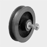 Rolă de culisare pentru porţi, liberă, ? rolei 160 mm