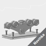 Rolă de ghidare pentru PAP, zincată galvanic cu pasivare albastră Nr. 3